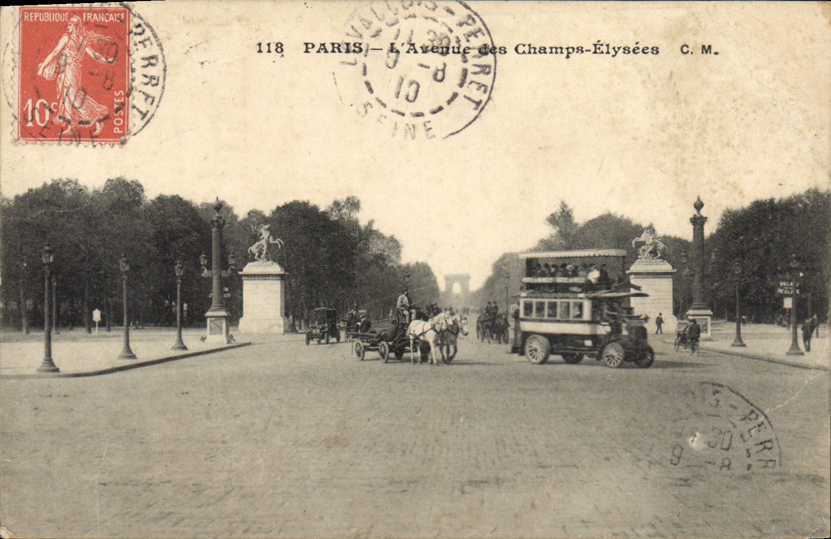 Paris — L'Avenue des Champs-Élysées — C.M. n°118