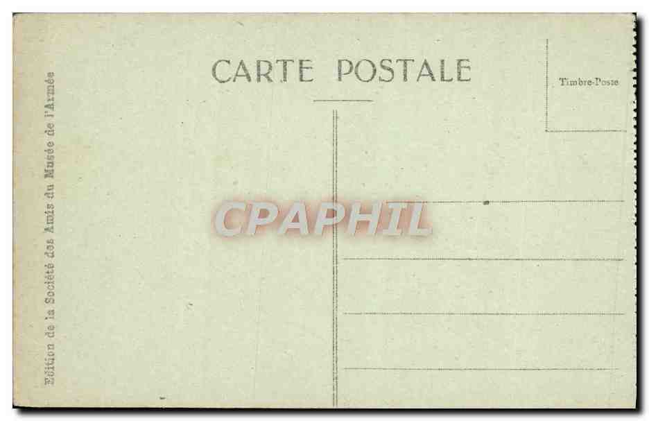 CPA Paris Hotel Des Invalides Le Dome Monument de Turenne  — Verso