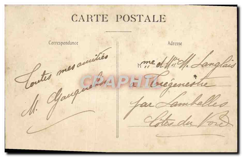CPA Paris Notre Dame — Rückseite