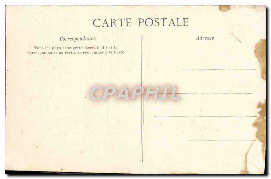 CPA Paris Eglise Du Sacre Coeur — Rückseite