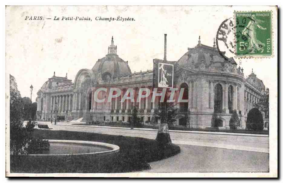 CPA Paris Le Petit Palais Champs Elysees