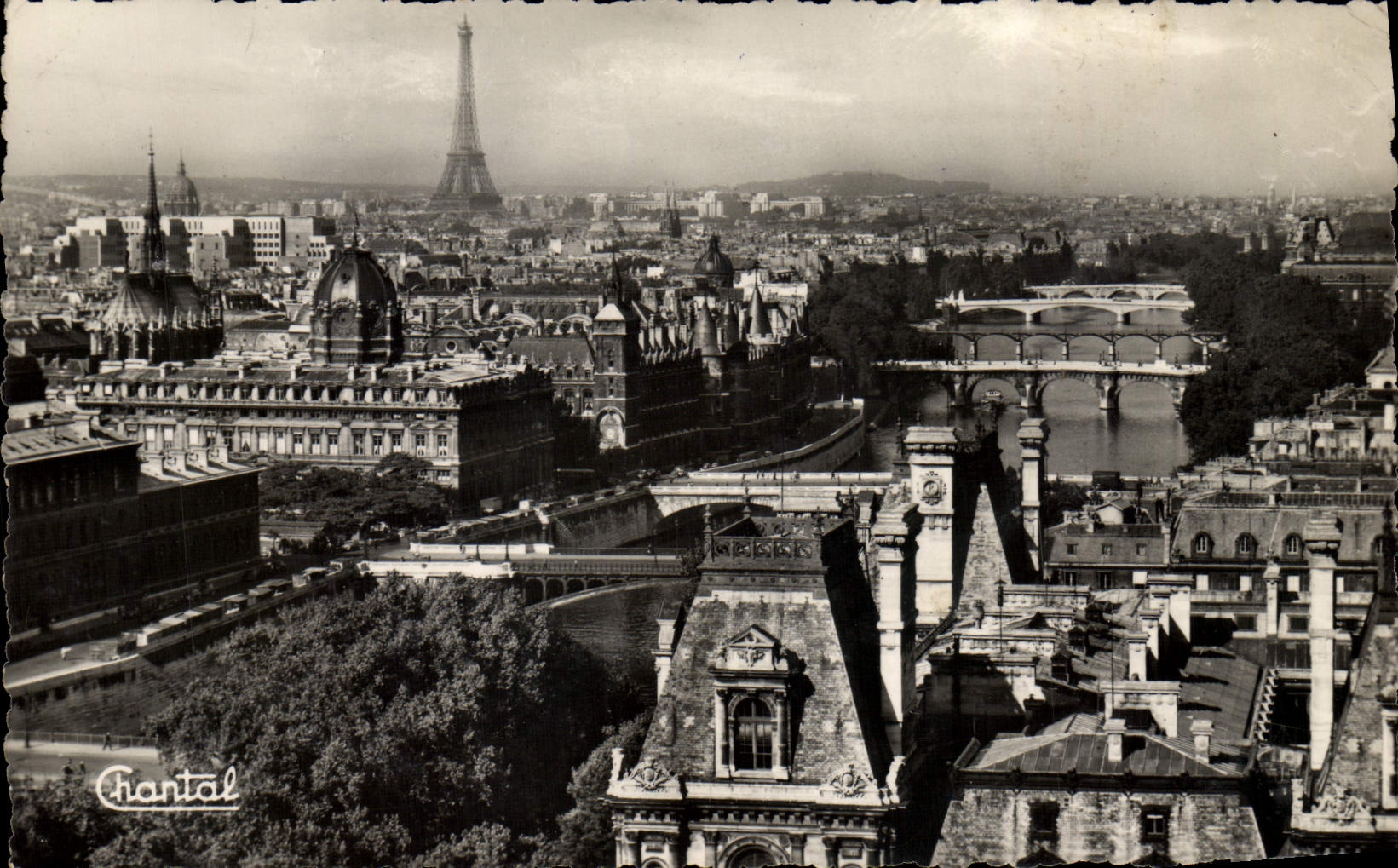 Paris — Panorama sur les Sept Ponts — Éditions Chantal