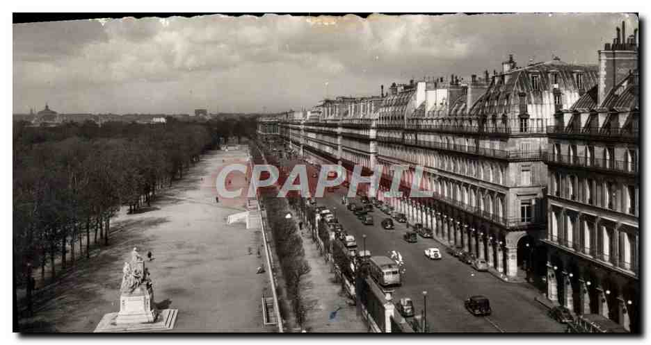 Paris — Rue de Rivoli et Jardin des Tuileries — Éditions Chanta