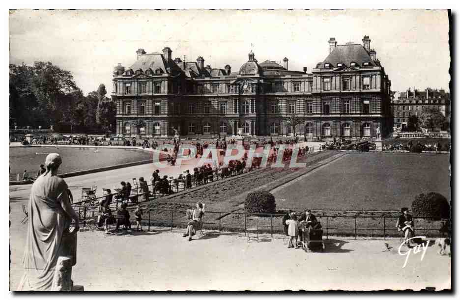 CPM Paris Et Ses Merveiles Jardin Et Palais du Luxembourg