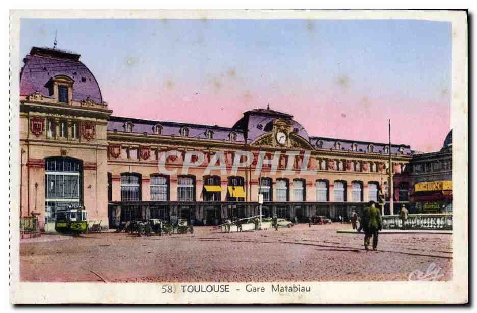 CPM Toulouse Gare Matabiau Tramway