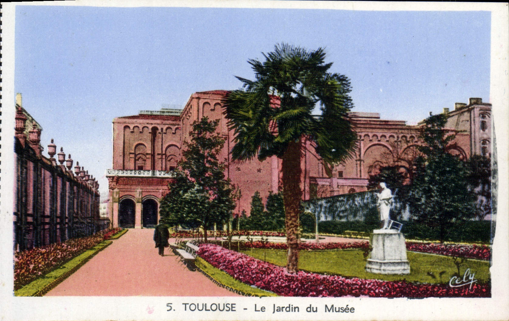 CPM Toulouse Le Jardin Du Musee