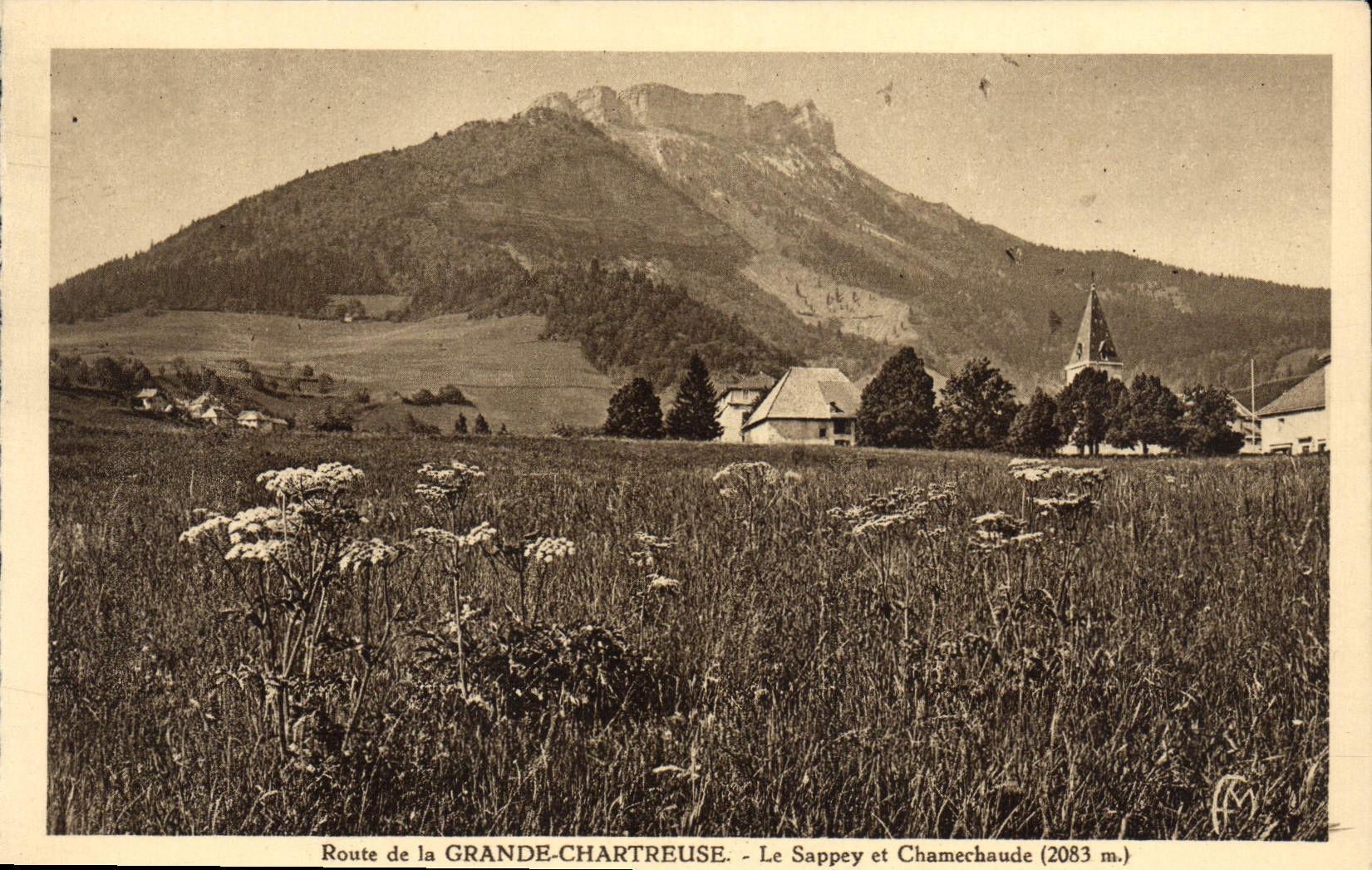 CPA La Route De La Grande Chartreuse Le Sappey et Chamechaude 