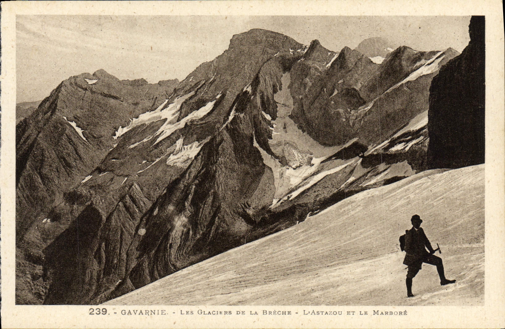 Gavarnie - Les Glaciers de la Brèche - L'Astazou et le Marboré — Labouche Frères, Toulouse, n° 239