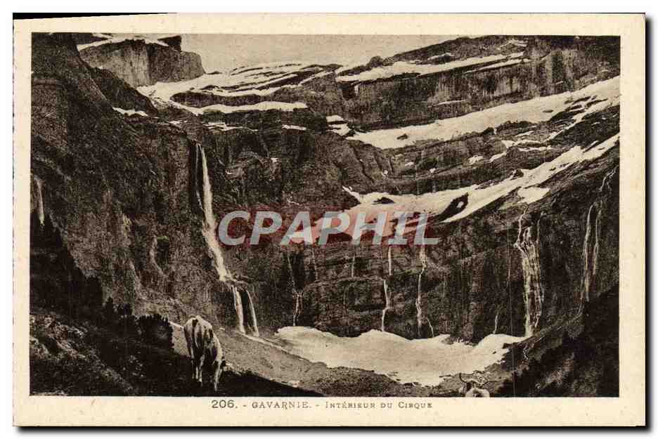 CPA Gavarnie Interieur Du Cirque