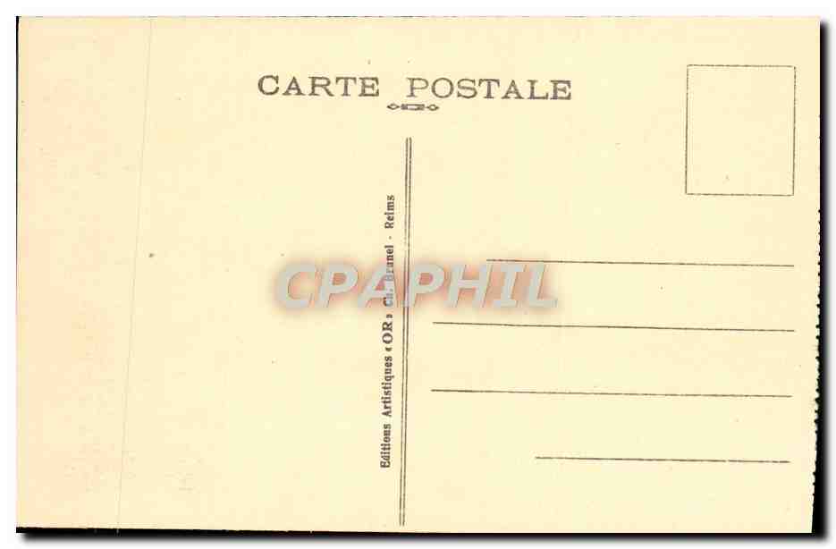 CPA Reims Les Gaves A Champagne Maison Vve Pommery  — Back
