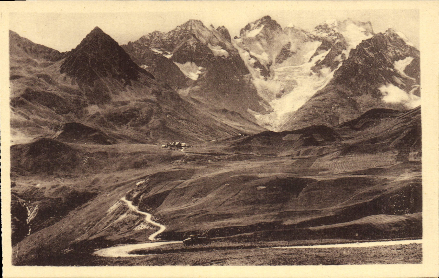 Dauphiné - COL du LAUTARET (2058 m.) — la route de Briançon et la Meije — A. Molinier-Grenoble