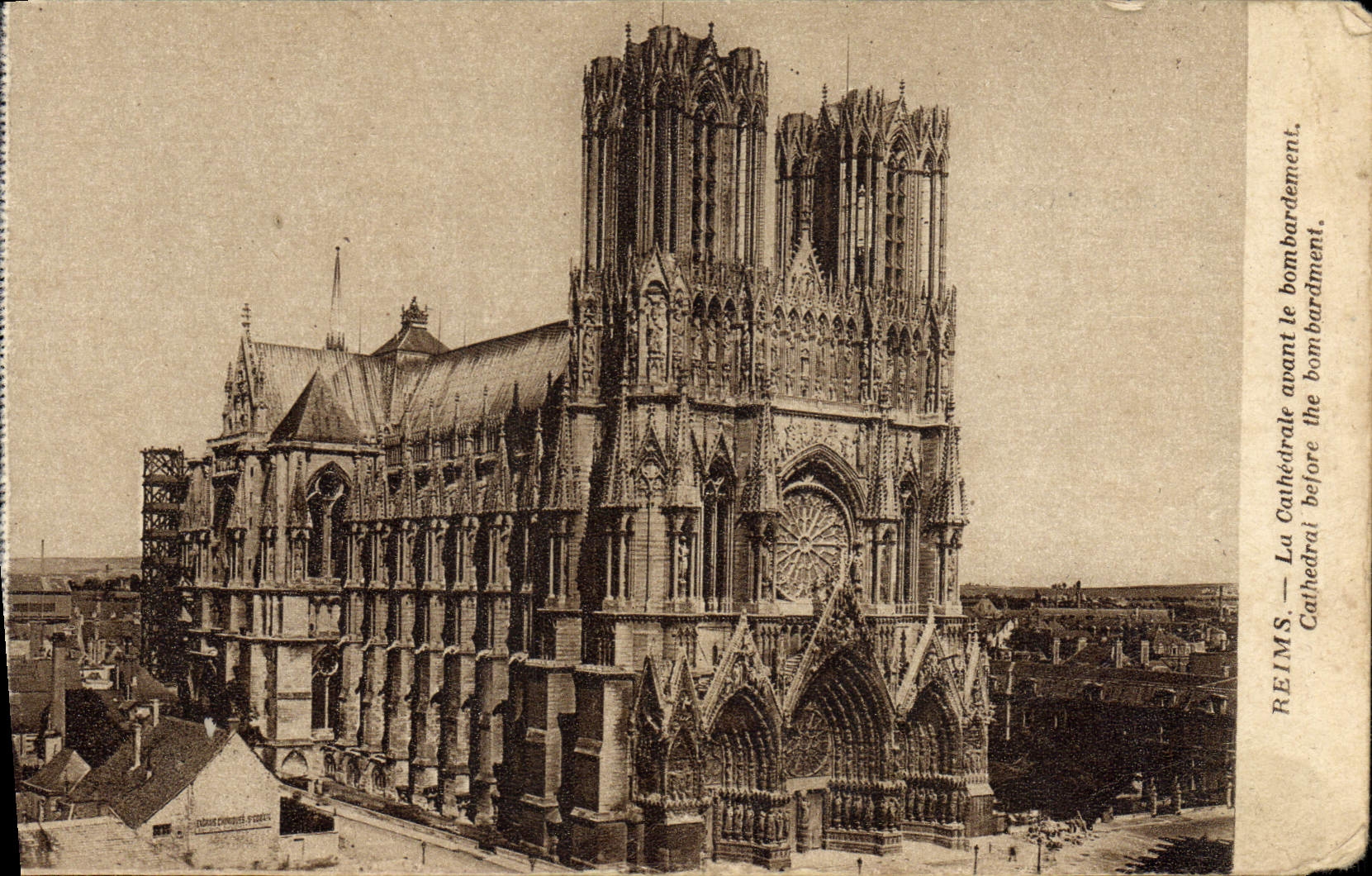Reims — La Cathédrale avant le bombardement — Édition Reims-Cathédrale