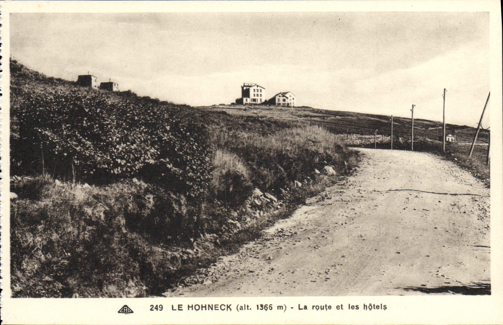 CPA Hohneck La Schlucht Le Tunnel