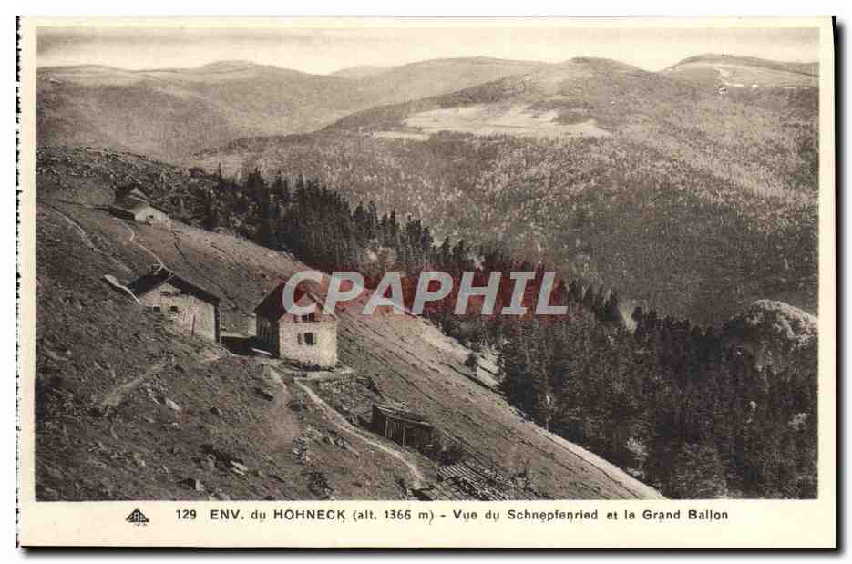CPA Environs du Hohneck Vue Du Schnepfenried Et Le Grand Ballon