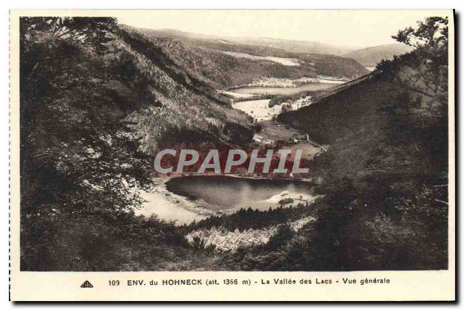 ENV. du HOHNECK (alt. 1366 m) — La Vallée des Lacs — Vue générale — Éditeur : CI. DES AH/S PHOTOMÉCANIQUES - STRASBOURG-SCHILTIGHEIM