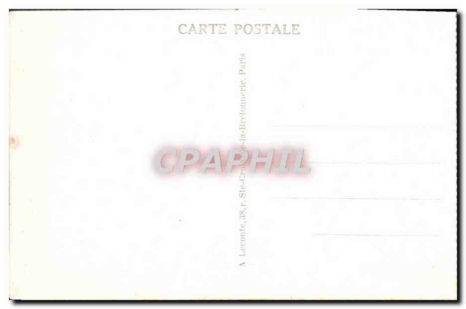 CPA Versailles Le Chateau Facade Du Palais — Verso