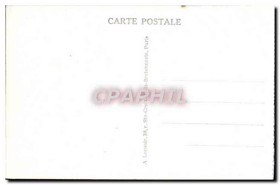Versailles — La Voiture du Sacre de Charles X — Éditeur Guy, n°40 — Rückseite