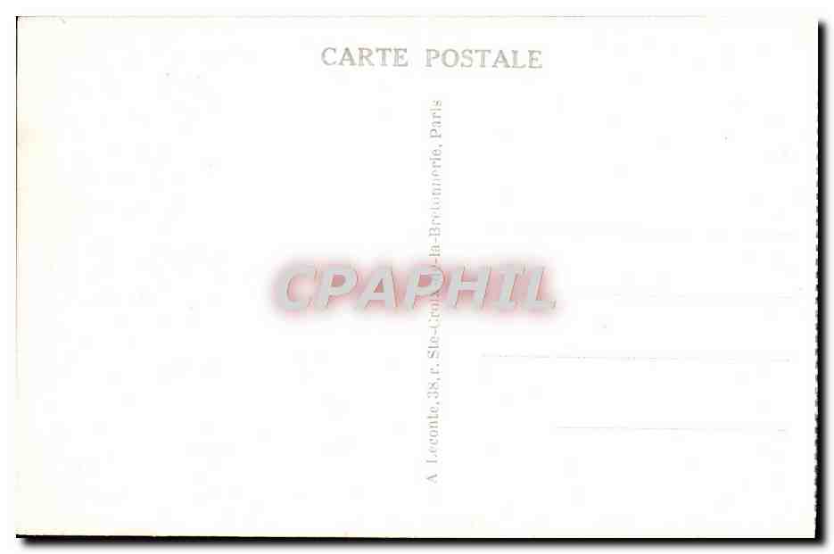 CPA Versailles Le Chateau La Table De La Paix — Rückseite