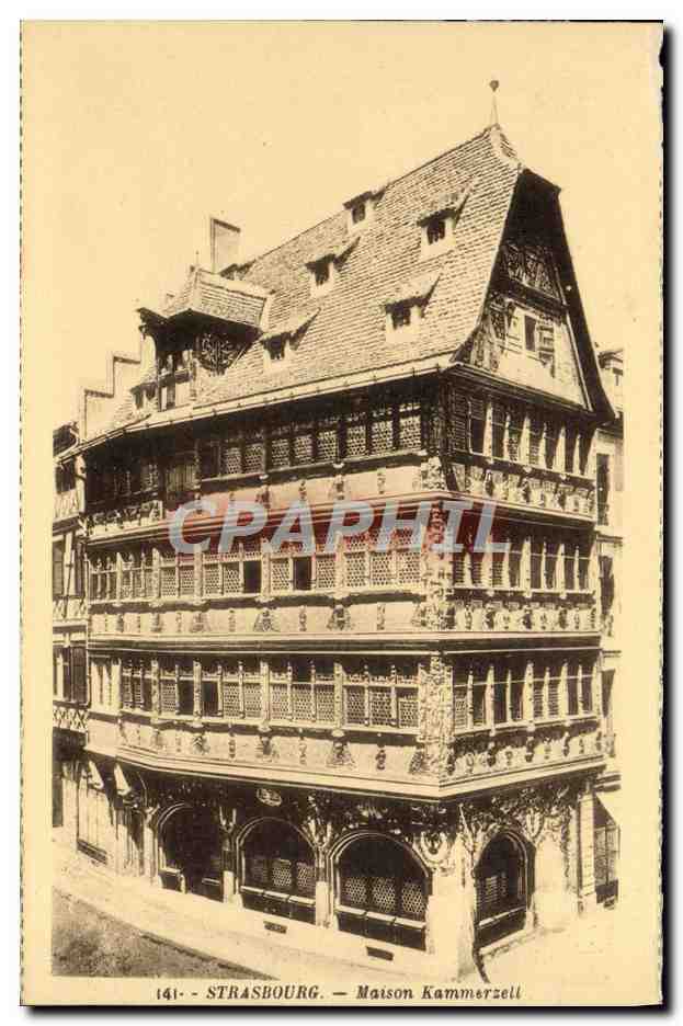 CPA Strasbourg Maison Kammerzell
