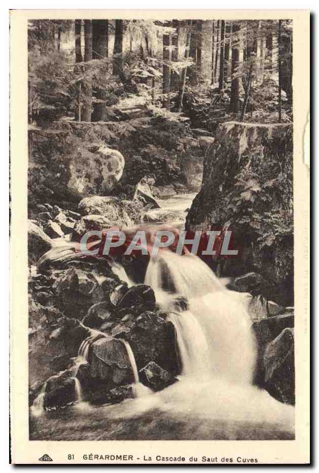 Gérardmer - La Cascade du Saut des Cuves — éditeur Cie des Arts Photographiques de Strasbourg