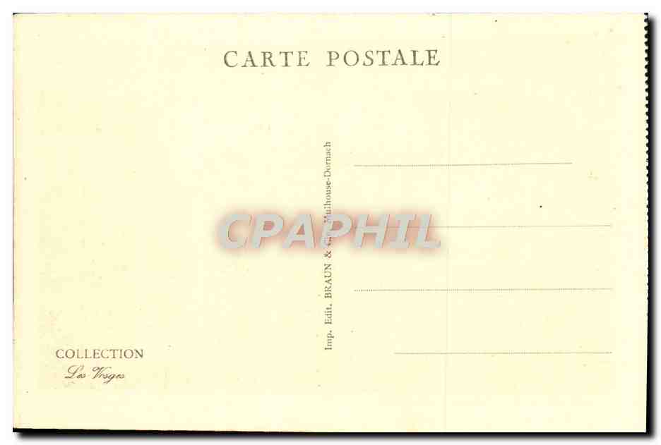 CPA Epinal Quai Des Bons Enfants — Rückseite