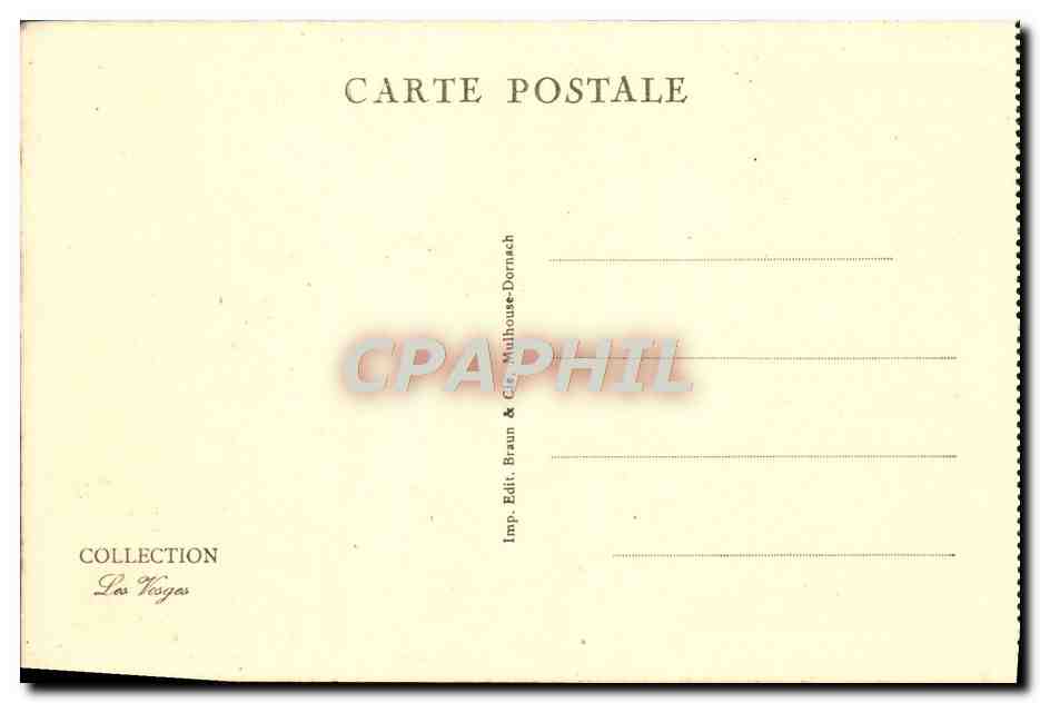 CPA Epinal Canal Des Vieux Moulins — Rückseite
