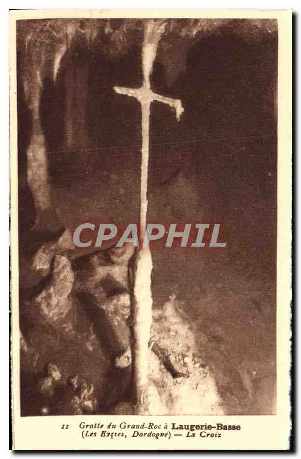 Höhle Grand-Roc in Laugerie-Basse — Die Kreuz — (Les Eygtes, Dordogne)