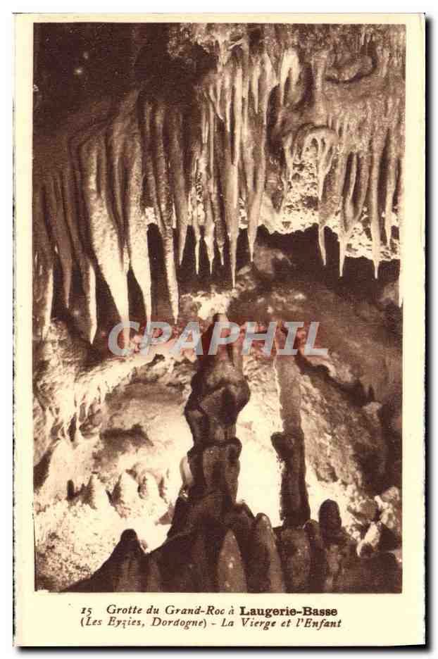 Grotte du Grand-Roc in Laugerie-Basse — Les Eyries, Dordogne — Die Jungfrau und das Kind — n°15