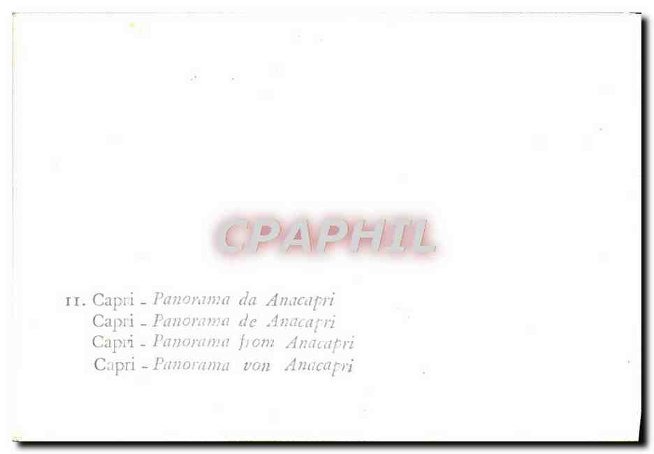 CPM Capri Panorama de Cetrella — Back