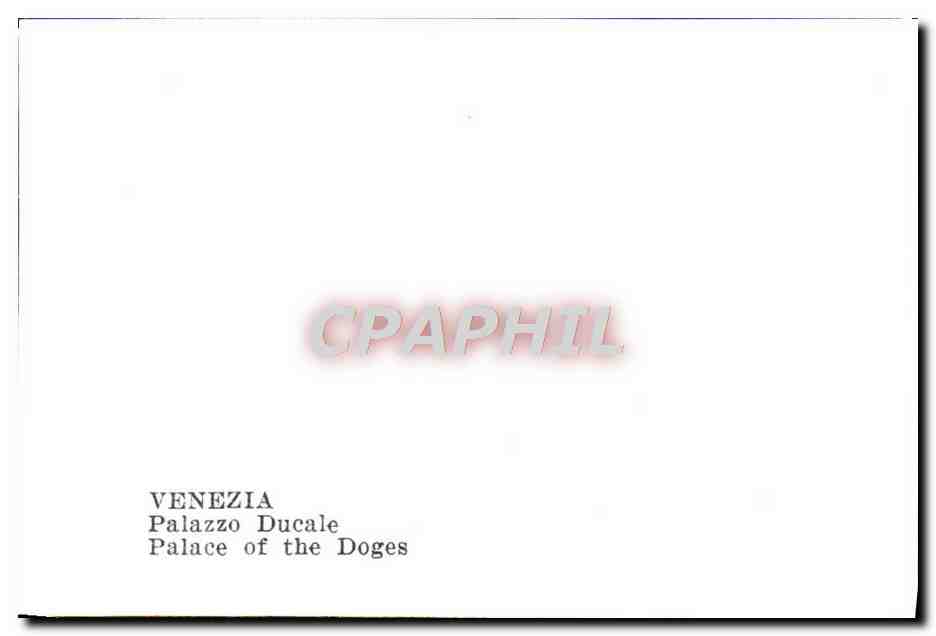 CPM Venezia Palazzo Ducale Baetaux — Rückseite