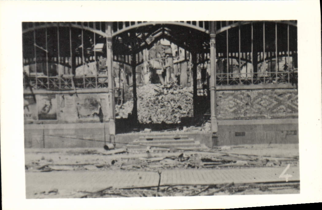 CPM Caen Ville martyre Militaria 1944