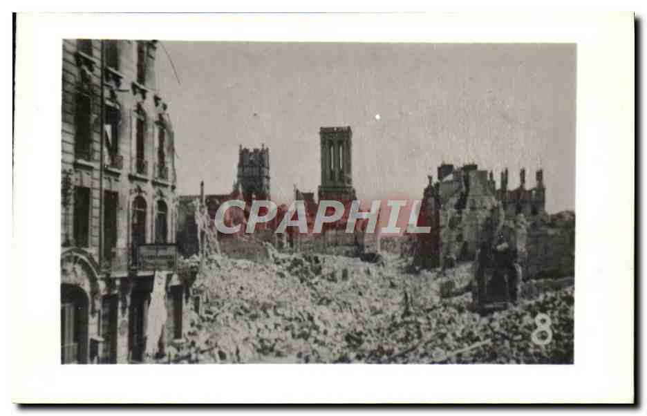 CPM Caen Ville martyre Militaria 1944