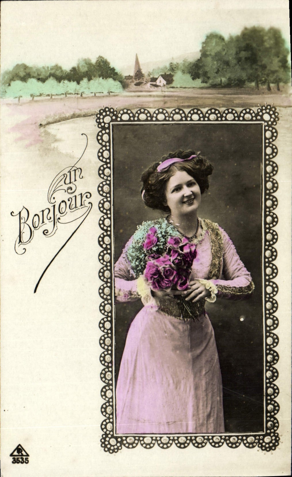 CPA Fantaisie Femme