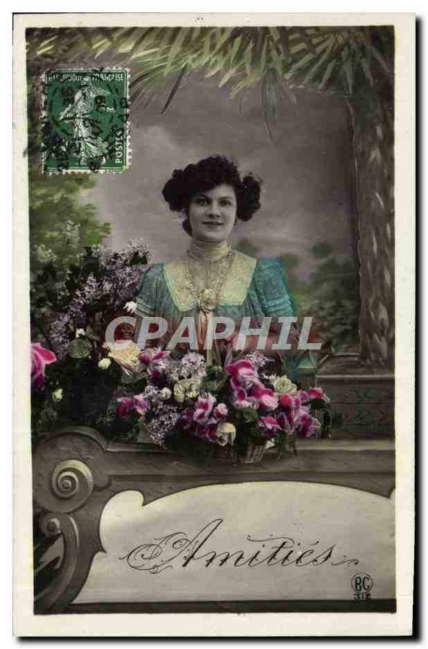 CPA Fantaisie Femme
