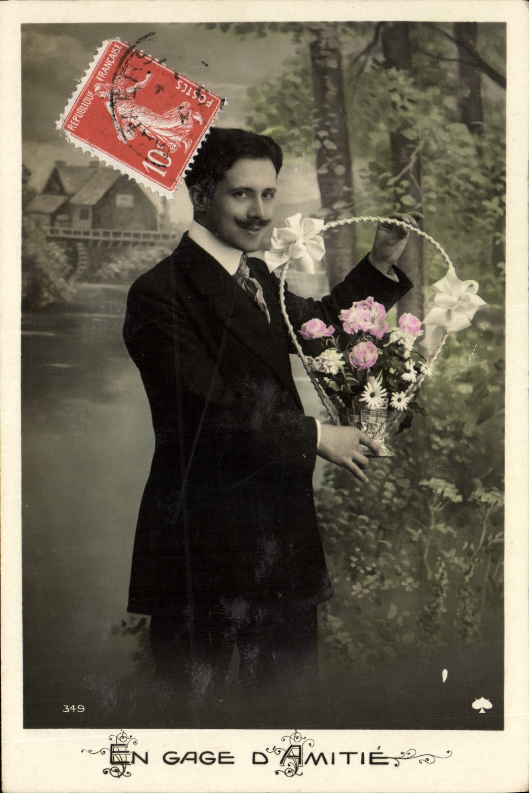 CPA Fantaisie Homme