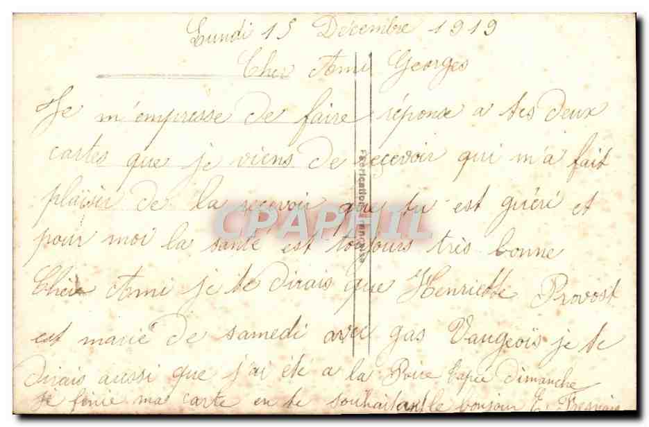 CPA Fantaisie Fleurs — Verso