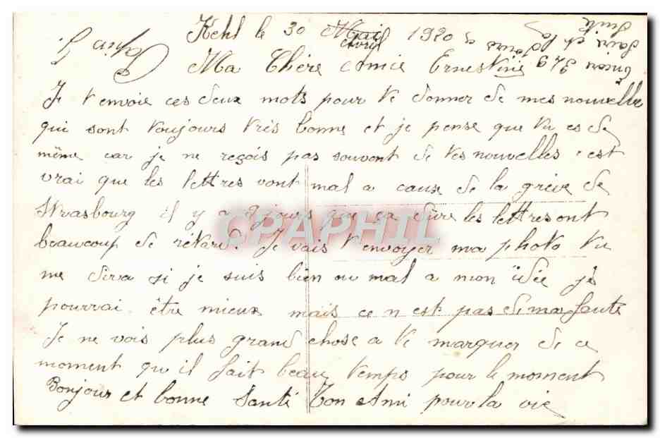 CPA Fantaisie Femme Soldat Militaria — Verso