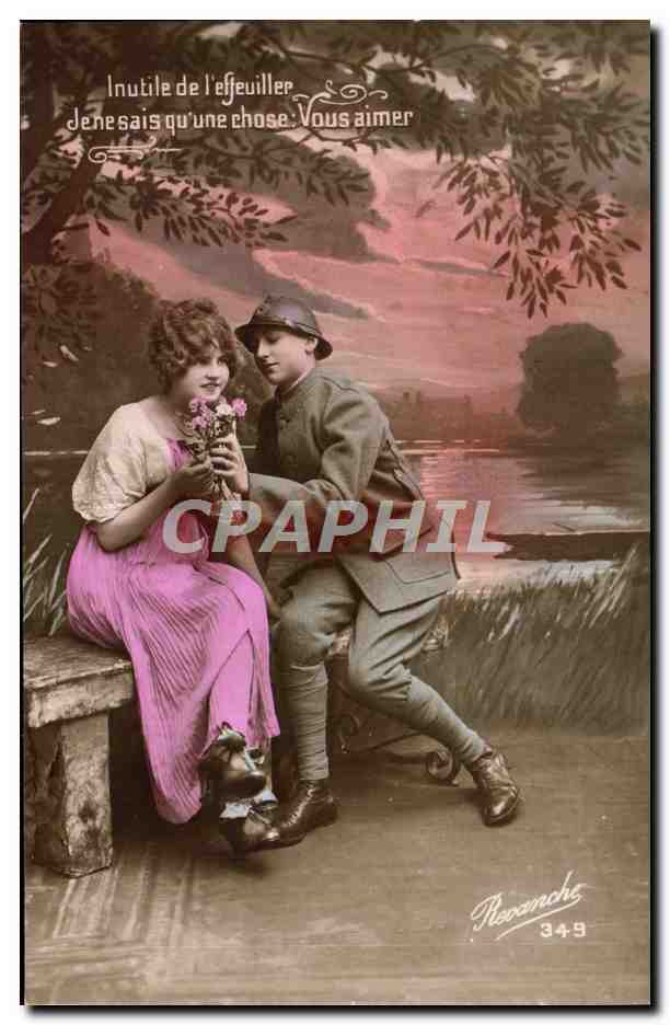 CPA Fantaisie Femme Soldat Militaria