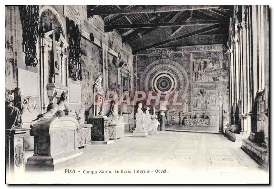 CPA Pisa Campo Santo Galleria Interno Ouest