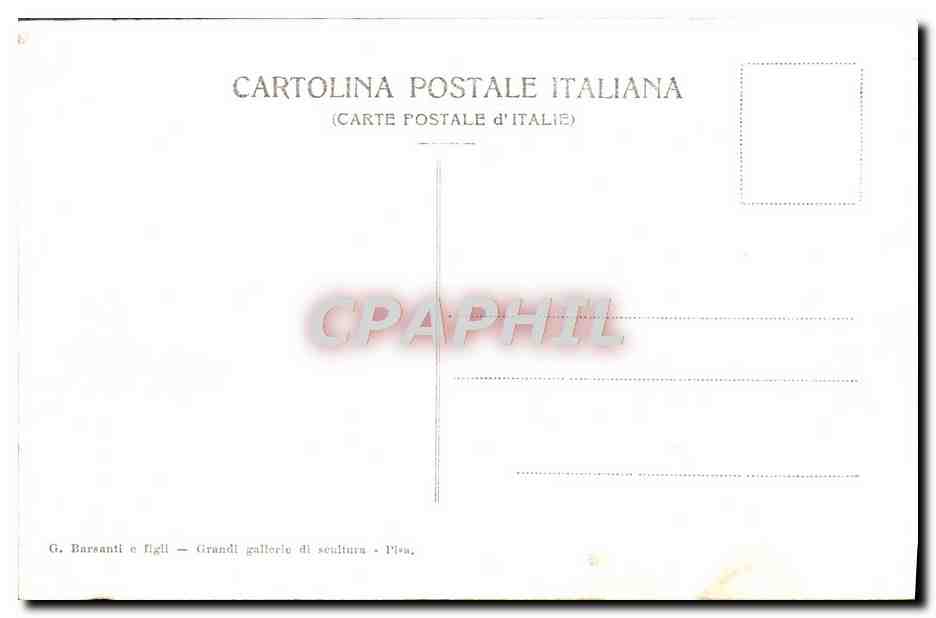 CPA Pisa Campo Santo Esterno lato merodionale  — Rückseite
