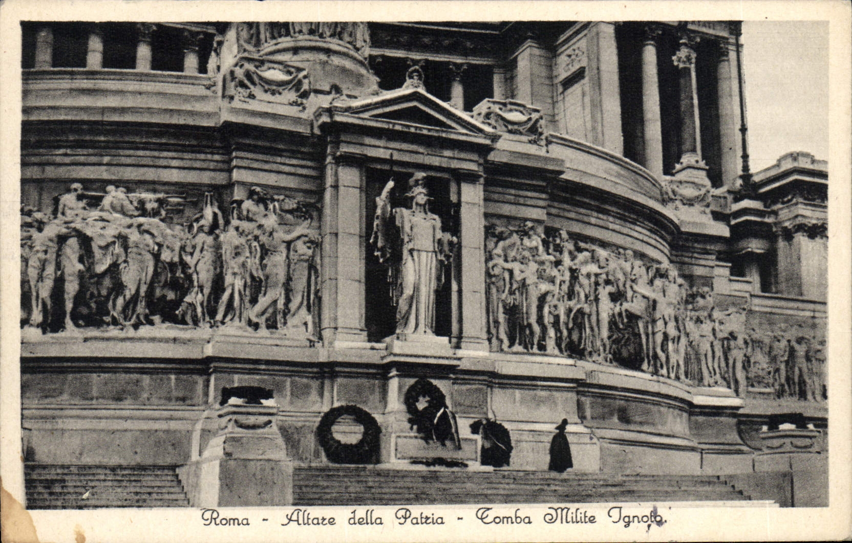 CPA Roma Altaze della Patzia Tomba Milite Ignota