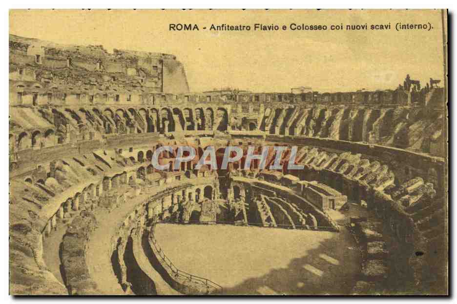 CPA Roma Anfiteatro Flavio e Colosseo coi nuovi scavi