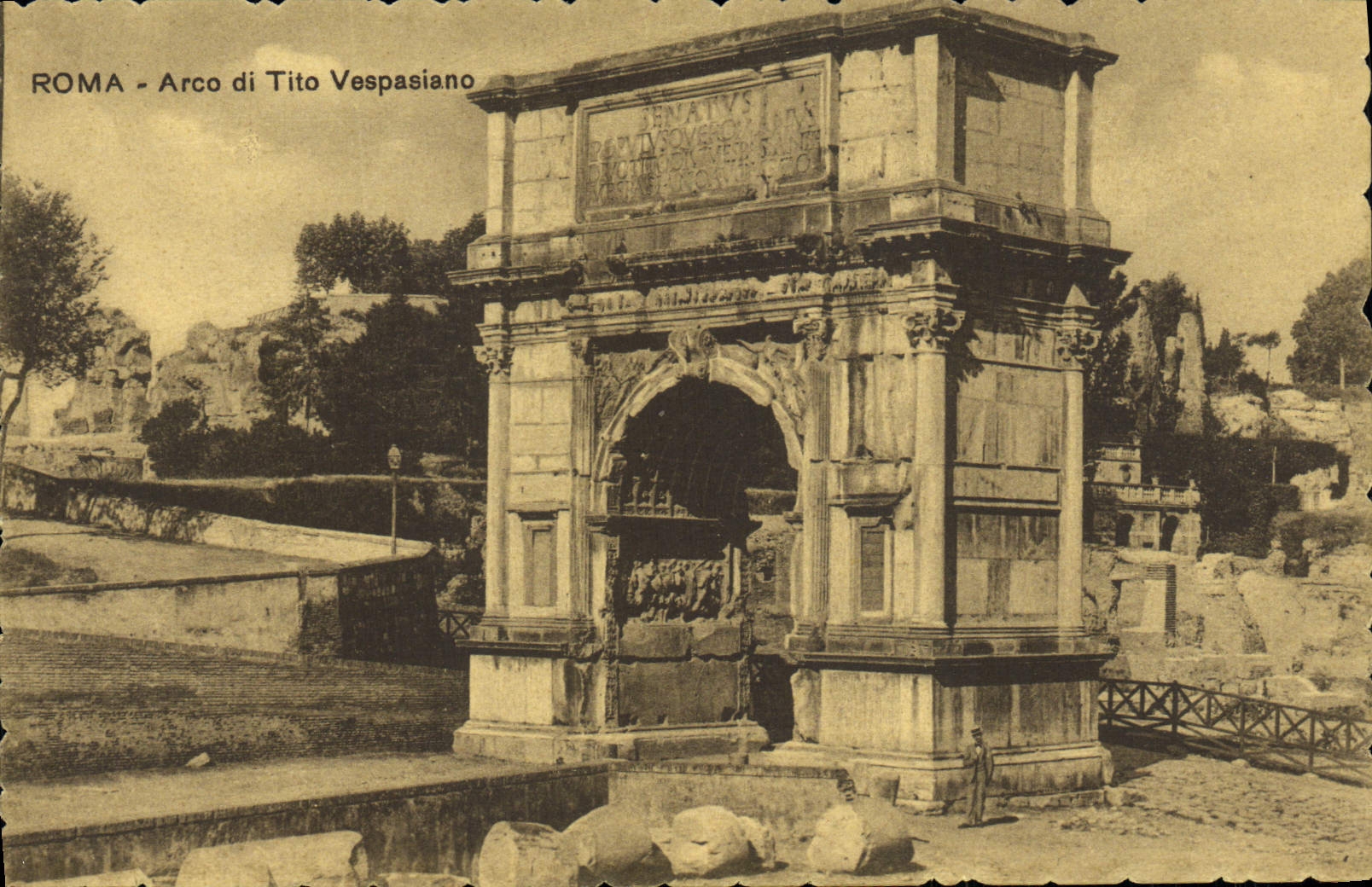 CPA Roma Arco di Tito Vespasiano