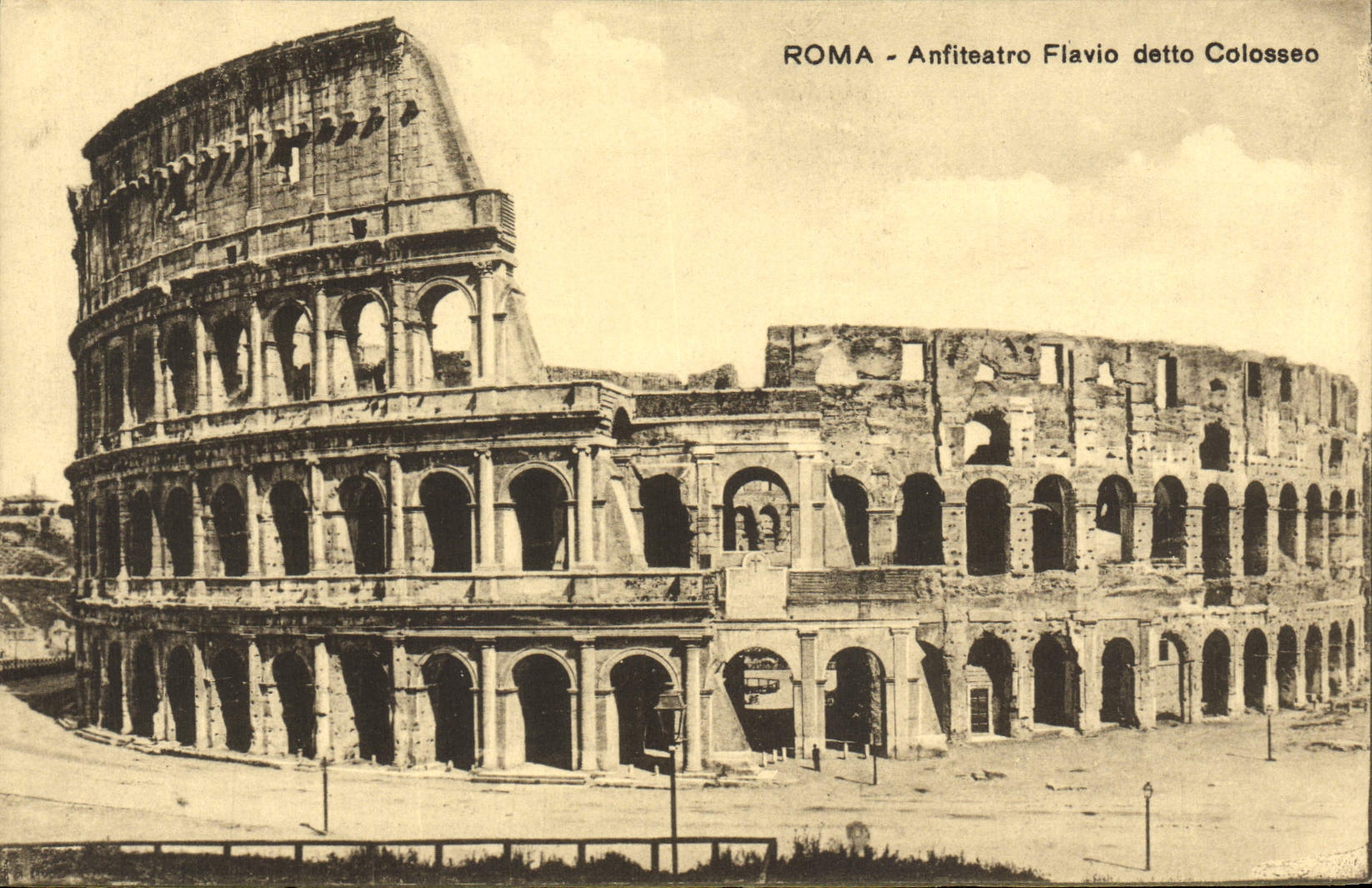 CPA Roma Anfiteatro Falvio detto Colosseo 