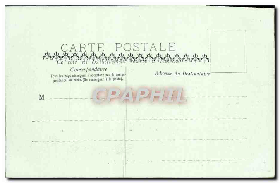 CPA Le Treport Les Jetees Sortie de la Picardie Bateau — Rückseite