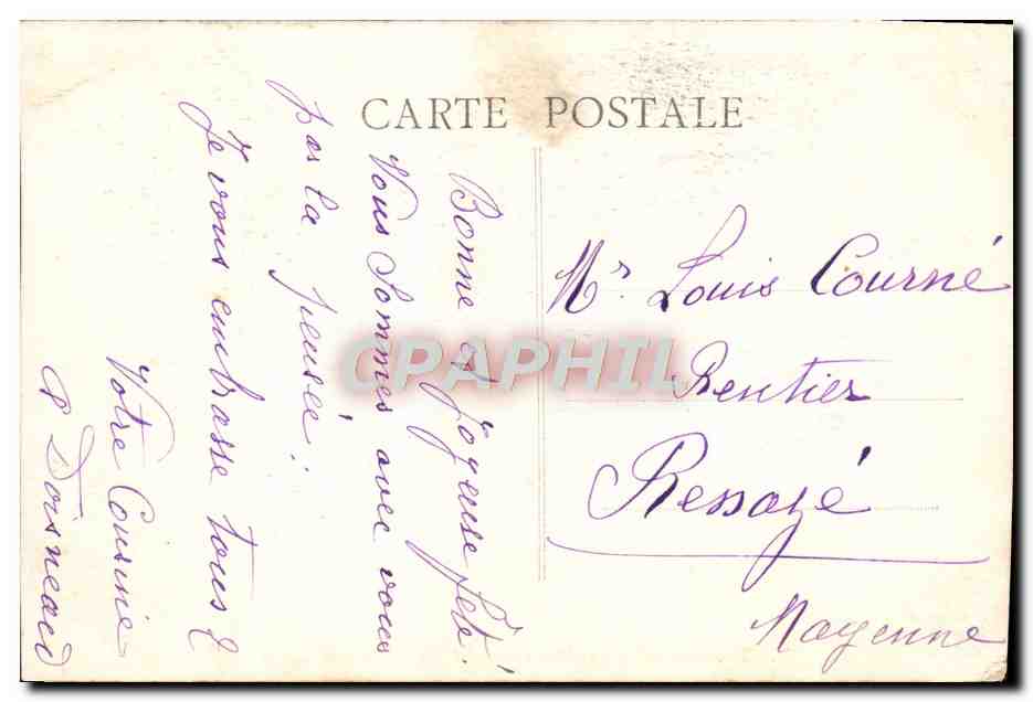 CPA Les Trinottieres Pavillon principal cotes Sud et Ouest Enfants — Rückseite