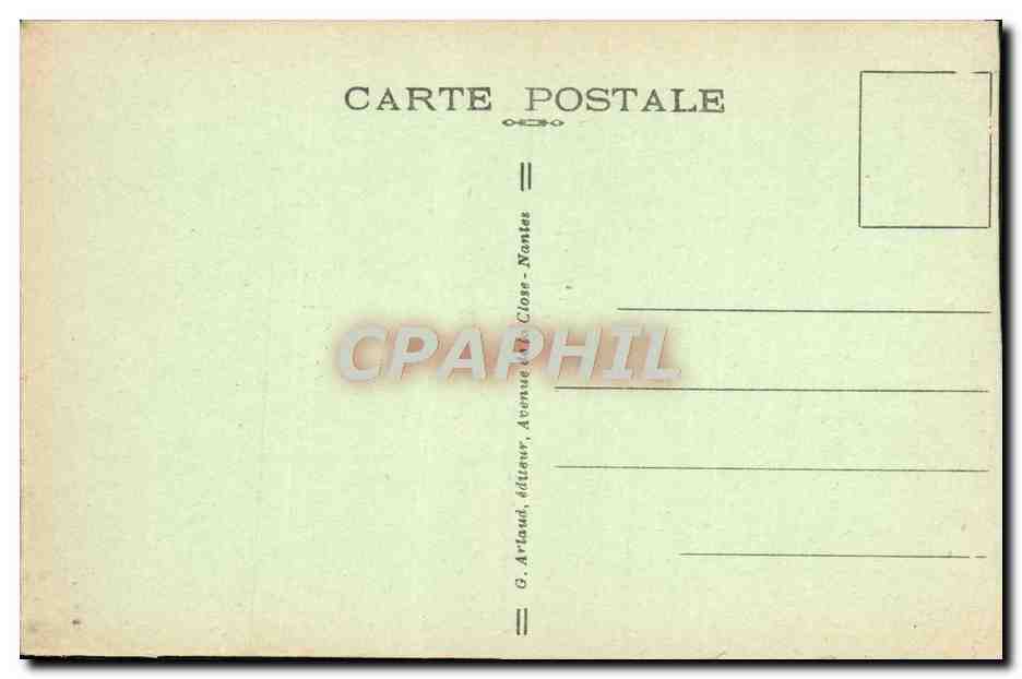 CPA Treboul Le Port et le Quai  — Rückseite