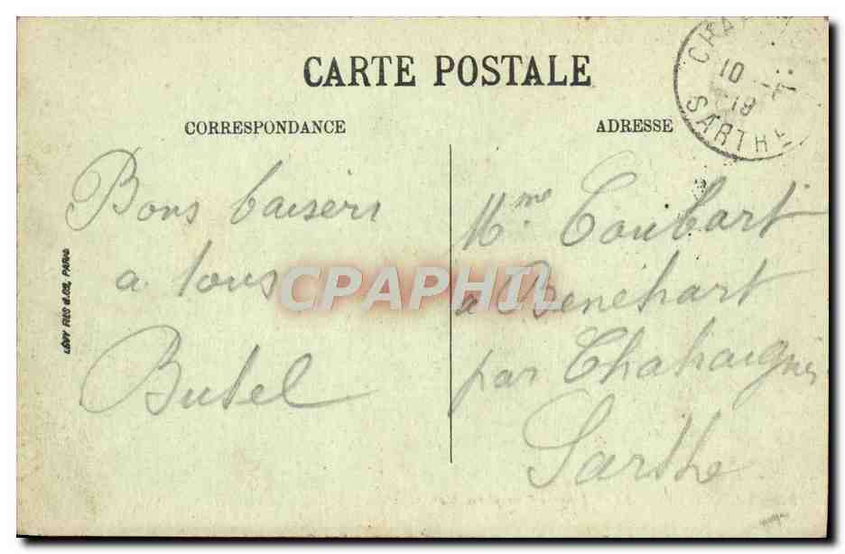 CPA Trouville La Touques en pleine Mer Bateau — Rückseite