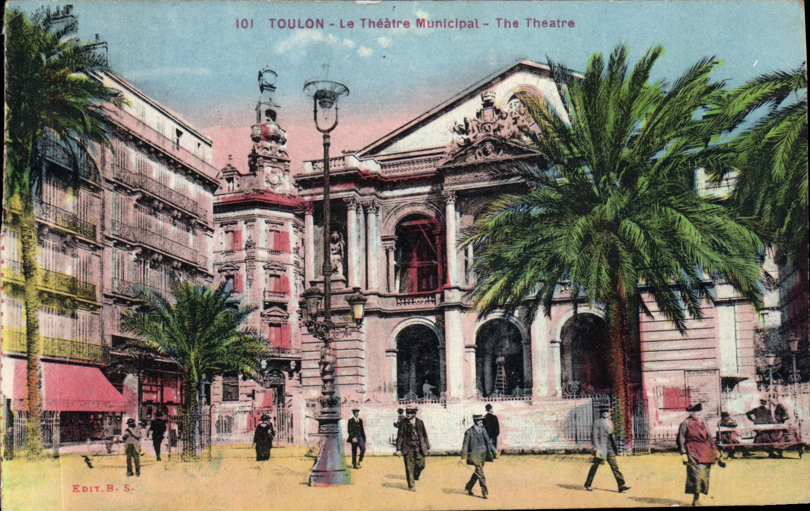 CPA Toulon Le Theatre Municipal 