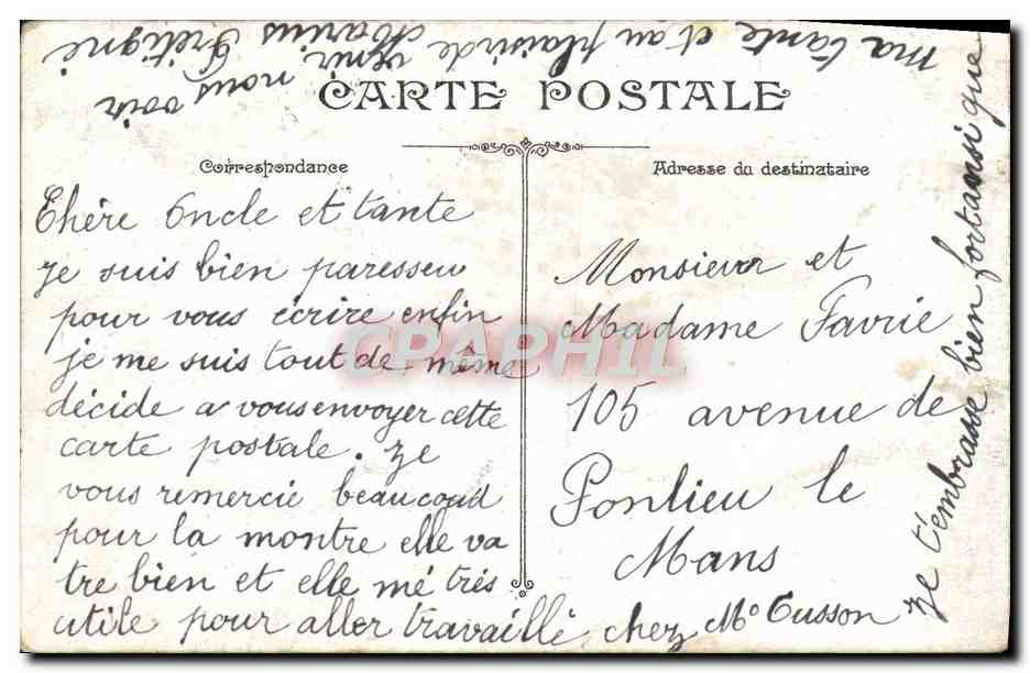 Toulon. la Darse et le quai du Parti — éditeur L.V. n°20 — Rückseite